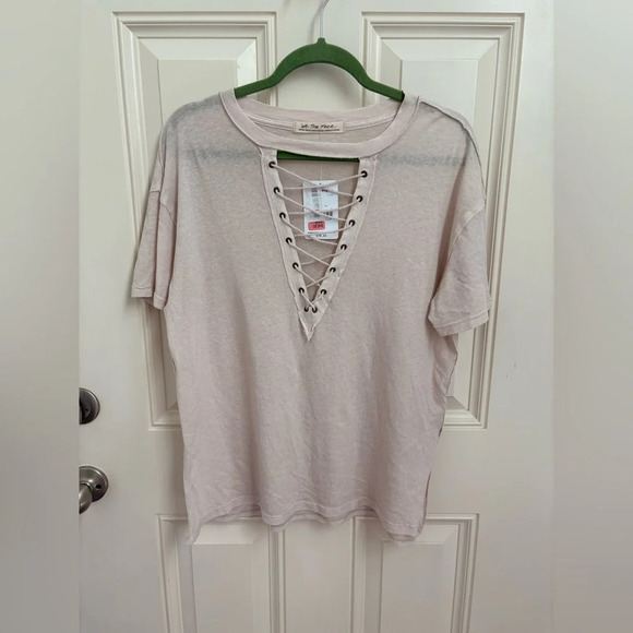 Free People Azalea T-Shirt Size XS (Oversized) NWT - Picture 1 of 6